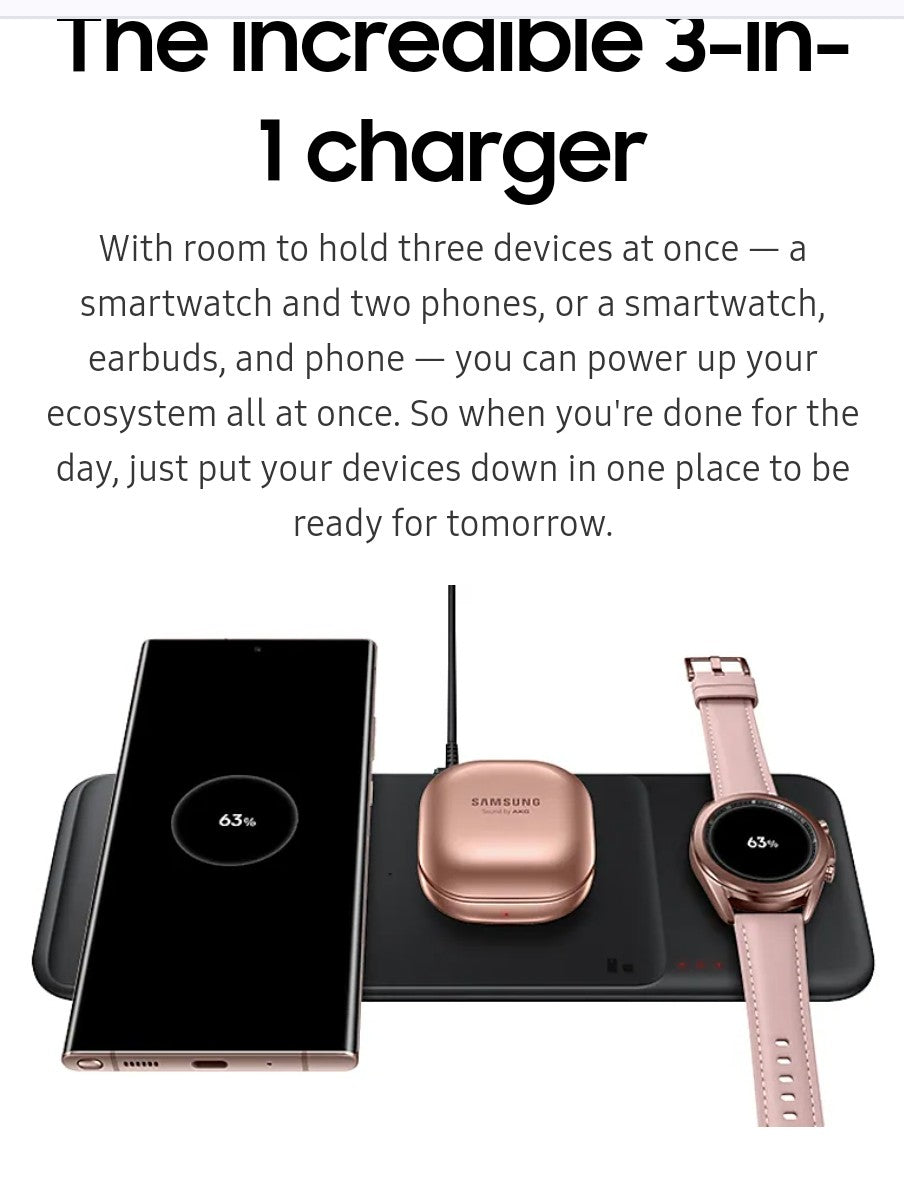 Wireless Charger Trio